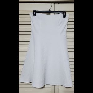 White Strapless Dress